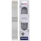 KnitPro Nadelspiel 6 mm Silber 5 St.