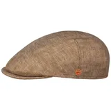 Mayser Sidney Herringbone Schirmmütze Fischgrat Herren Frühling Sommer Hellbraun 56 cm - 56