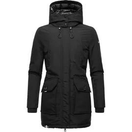 Navahoo Winterjacke schwarz / weiß XS