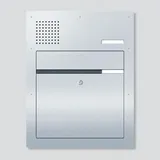 Siedle F CL BF3A 01 B-0 Funktionseinheit Briefkasten frontseitige Entnahme Audio Siedle Classic Edelstahl gebürstet