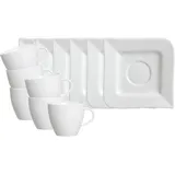 Ritzenhoff & Breker Ritzenhoff & Breker, Tasse, Melodie Espressotassen mit Untertassen (80 ml, 6 x)