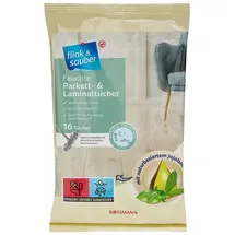 flink & sauber Parkett- & Laminattücher Bodentücher, 16 Tücher