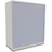 FM Büromöbel Sidney Rollladenschrank 100 x 113,4 x 44,2 cm grau
