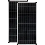 2 Stück 100 Watt mono Solarpanel Solarmodul Solarzelle Photovoltaik 12V