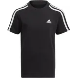 Adidas Essentials 3-Streifen Cotton T-Shirt Black / White 110