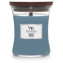 Woodwick Tempest Duftkerze 275 g blau