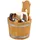 KESPER Besteckbox Holz 14 x 20 x 14 cm Beige