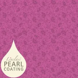 Sovie HORECA Tischdecke Liv in beere mit Pearl Coating (wasserabweisend) 80 x 80 cm, 15 Stück - Floral Blumen