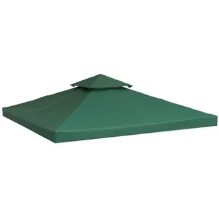 Outsunny Ersatzdach für Pavillon 3 x 3 m 1 Stück Grün