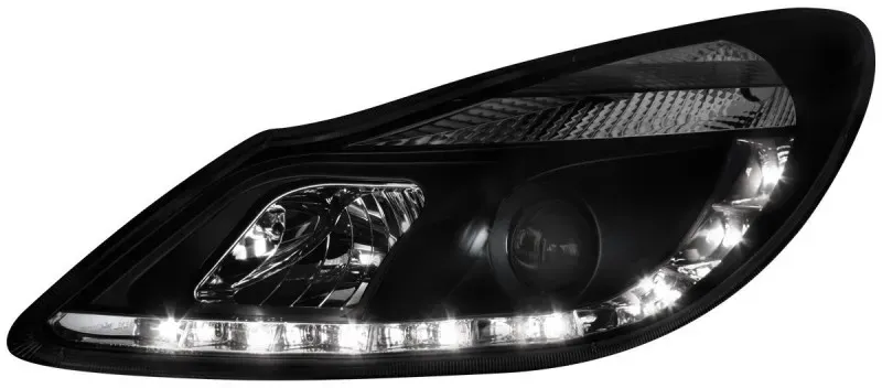 Kristallscheinwerfer OPEL CORSA D (2006-2010) - schwarz