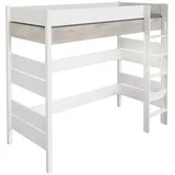 Paidi Hochbett Kira 90 x 200 cm Dekor Braun Eiche-Nautik