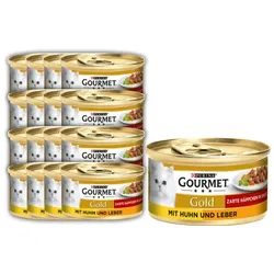 Purina Gourmet Gold mit Huhn und Leber 12x85G