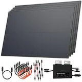 solarway Balkonkraftwerk bifazial 2000 W inkl. 800 W Envertech Wechselrichter
