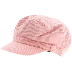 Baker-Boy-Mütze im Cord-Style Ballon-Mütze Kopfbedeckung Sommer-Cap Schirm-Mütze 4606M K248131 Rosa - One-Size