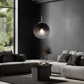 GLOBO Rauchglas 1-flg. 20 cm rund grau