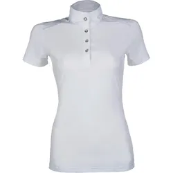 Damen Turniershirt Premium kurzarm weiß WEISS XL