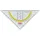Brunnen Geometrie-Dreieck 16,0 cm transparent