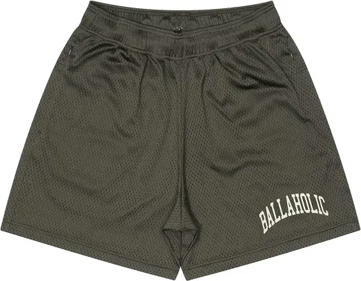 Ballaholic College Logo Mesh Zip Short Schwarz