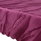 MYNE Tischdecke Jacquard Elegance 80x80 cm Bordeaux Rot eckig - Edle Tischwäsche mit Ornamenten - Rote Tischdecke für Weihnachten, Geburtstag, Feste - Tischläufer, Tischdeko