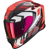 Scorpion EXO-R1 Evo Carbon Air Supra, Integralhelm - Schwarz/Rot - XL