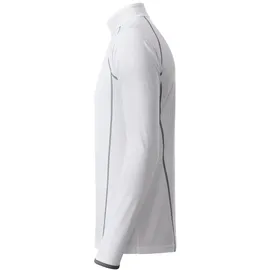 James & Nicholson Funktionsshirt Langarm JN498 & S white/silver