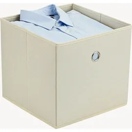[en.casa] Faltbox 30 x 30 x 28 cm 10-tlg. Beige