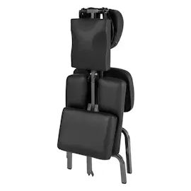 Tectake Massagestuhl aus Kunstleder - schwarz