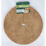 Buri 10x Kokos-Mulchscheibe 35cm Kälteschutz Kübelabdeckung Blumentopf schützen