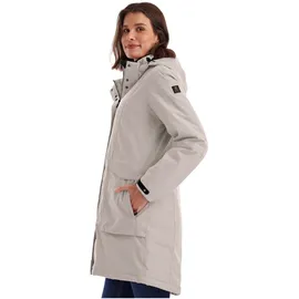 KILLTEC Damen Parka/Mantel wasserdicht mit abzippbarer Kapuze Damen, Funktionsparka, hellsand, 38, 43284-000