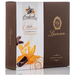 Schokolade Süßigkeiten mit Orangenschale Laurence Golden Orange Peel, 140 g