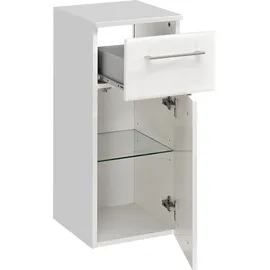 Saphir Quickset 376 Badschrank 30 x 72 x 33 cm Weiß