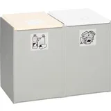 VAR Kunststoffcontainer 2-fach