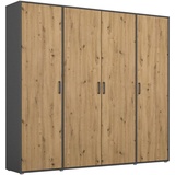 Rauch BLUE Kleiderschrank Voyager 187 x 194 cm Holzoptik Artisan-Eiche