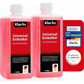 klarfix Universal-Entkalker mit Farbindikator 1 l