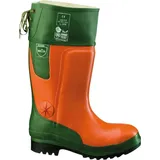 FELDTMANN Forstsicherheitsstiefel Ulme Gr.40 oliv/orange Naturkautschuk