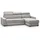 beautysofa Eckcouch Samt L-Form mit Schlaffunktion 2-Sitzer Beige