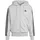 adidas Essentials 3-Streifen French Terry Fullzip Hoodie medium grey heather/black XS