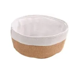 Kesper Brotkorb Baumwolle, lebensmittelecht 19922 , 1 Brotkorb, Farbe: jute