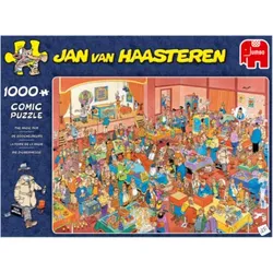 JUMBO SPIELE 19072 Puzzle 1000 Teile Jan van Haasteren - Die Zauberer Messe