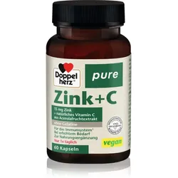 Doppelherz pure Zink + C Kapseln zur Unterstützung des Immunsystems 60 KAP