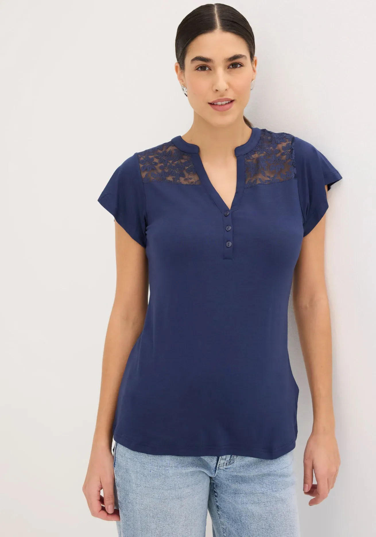 Henleyshirt BONPRIX 