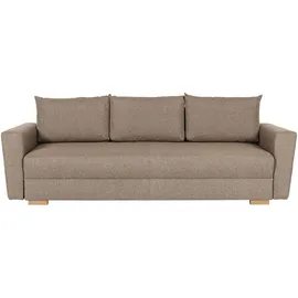 Home Affaire 3-Sitzer HOME AFFAIRE "MAGHERA 230 cm - OTTO. Verlässliche Qualität.", beige, B:230cm H:79cm T:92,5cm, 100% Polyester, Sofas, Schlafsofa, Bettkasten, pflegeleicht