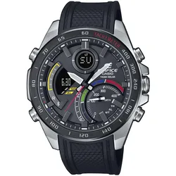 Smartwatch CASIO EDIFICE "ECB-900MP-1AEF", schwarz, Smartwatches, Solaruhr, Armbanduhr, Herrenuhr, Android, iOS, Stoppfunktion