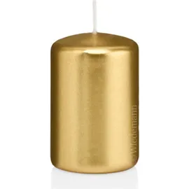 Wiedemann Kerzen Stumpenkerzen 80 x 50 mm 4 Stück Gold