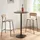 [en.casa] Bartisch Vantaa 100 x 60 cm Walnuss