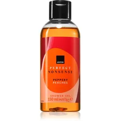 Avon Perfect Nonsense Peppery Peaches parfümiertes Duschgel für Damen 150 ml