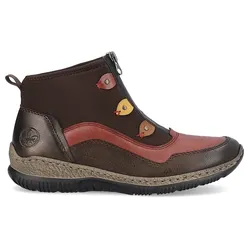 Rieker Schlupfboots, mit kontrastfarbenen Details Rieker braun-kombiniert 39