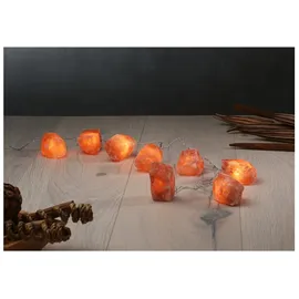 Wagner Beleuchtete Salzkristalle LEUCHTKRISTALLE ROCK, 8 Kristalle, inkl. LED-Lichterkette