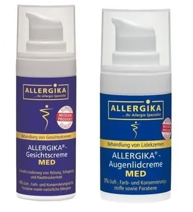 ALLERGIKA MED Set Augenlid- & Gesichtscreme 1 Sparset