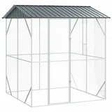 vidaXL Vogelkäfig Anthrazit 215 x 208 x 247 cm